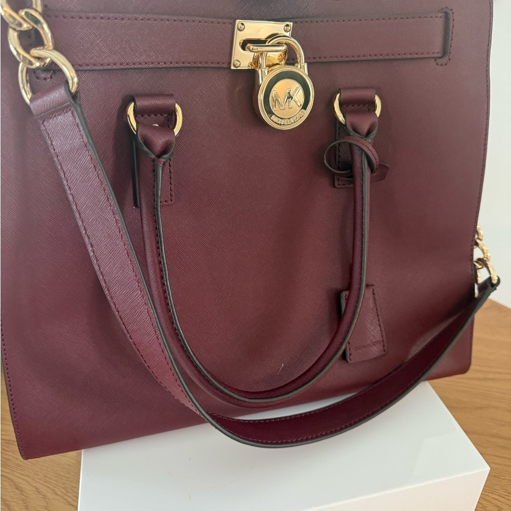 Michael Kors Deep Burgundy Shoulder Bag